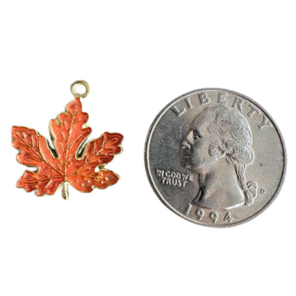 Maple Leaf Charm