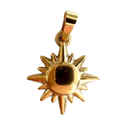 Gold Sun Charm