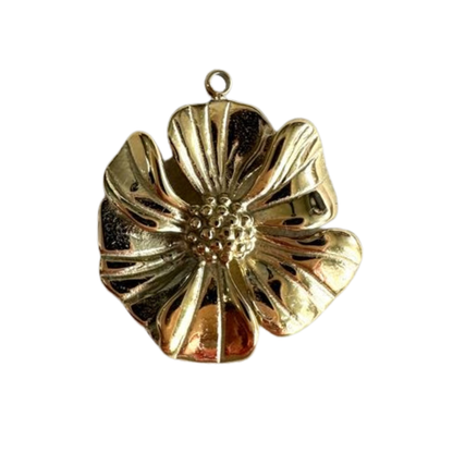 Gold Flower Charm