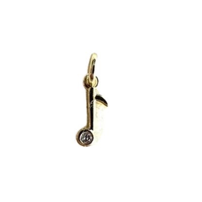 Teeny Music Note Charm