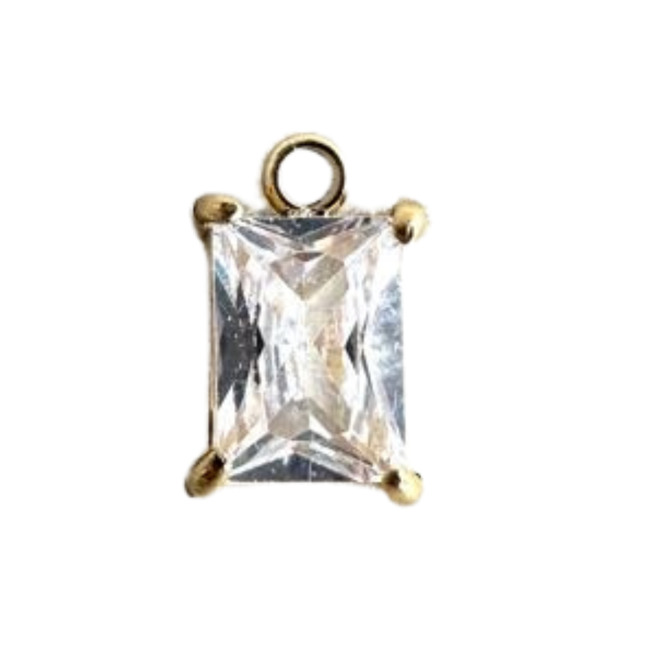 Diamond Rectangle Charm