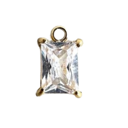 Diamond Rectangle Charm