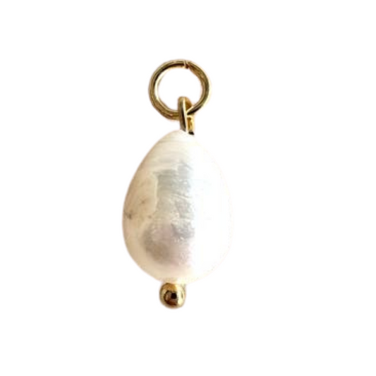 Gold Pearl Charm