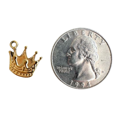 Gold Crown Charm