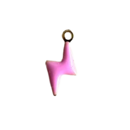 Hot Pink Lightning Bolt Charm