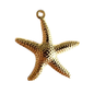 Gold Starfish Charm