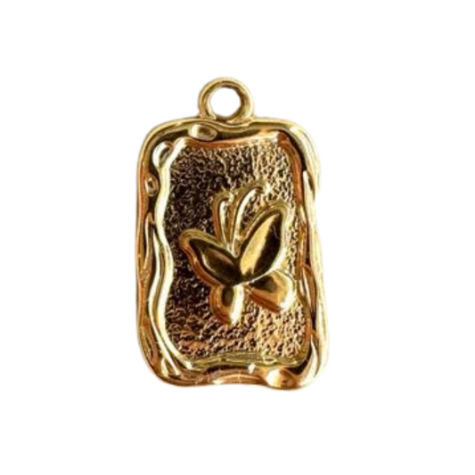 Gold Butterfly Charm