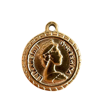 Gold Coin Charm