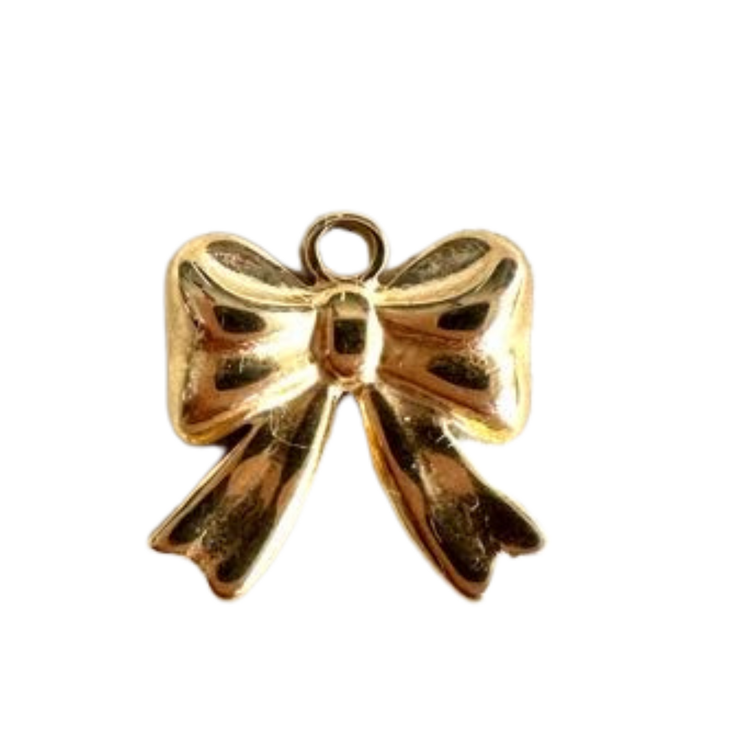 Gold Bow Charm