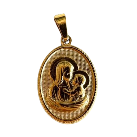 Gold Jesus Charm